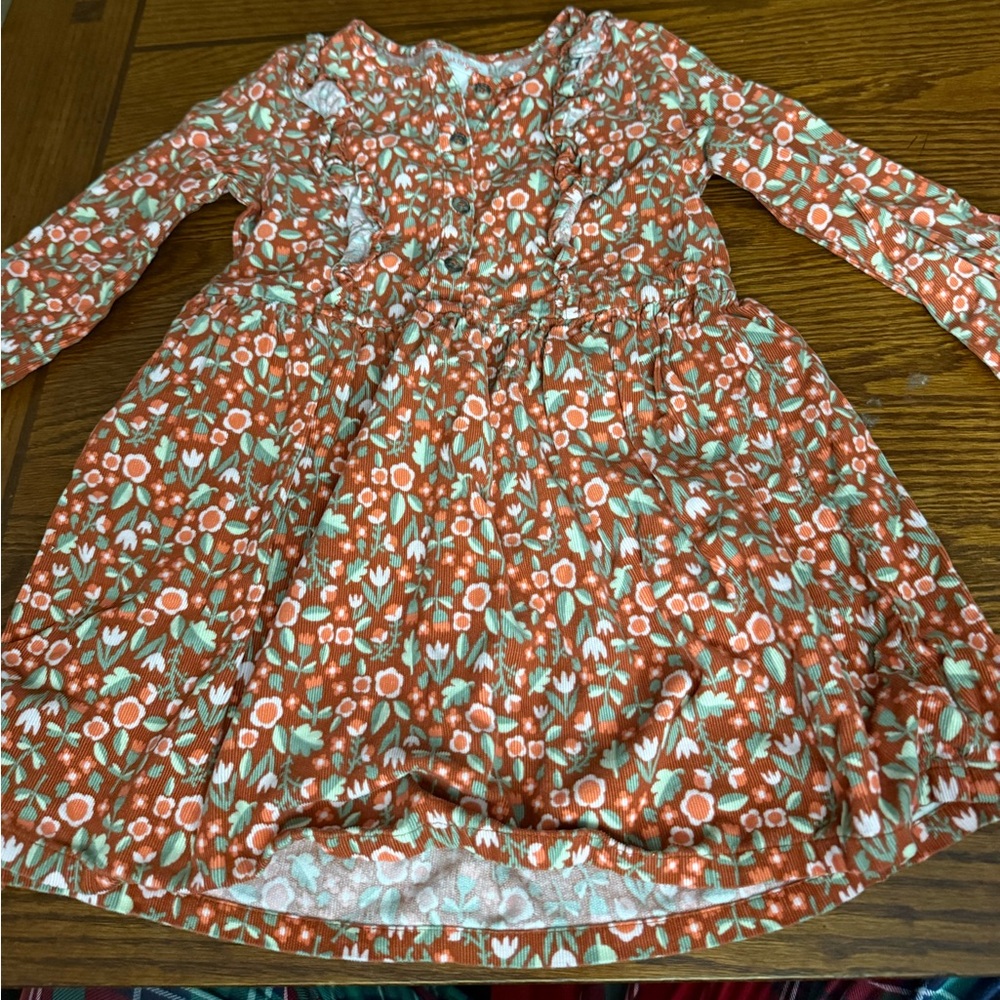 Cat & Jack Pink and White Floral Top